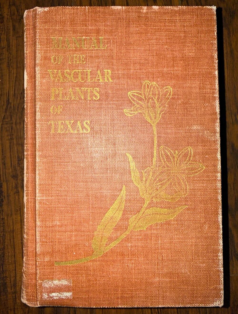 1970 Manual Vascular Plants Texas Correll Johnston Botany Flora Hardcover Rare